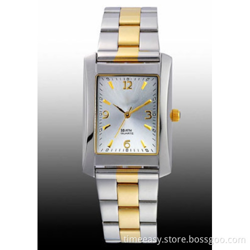 Fashion Stainless Steel Quartz Watch for Couple
